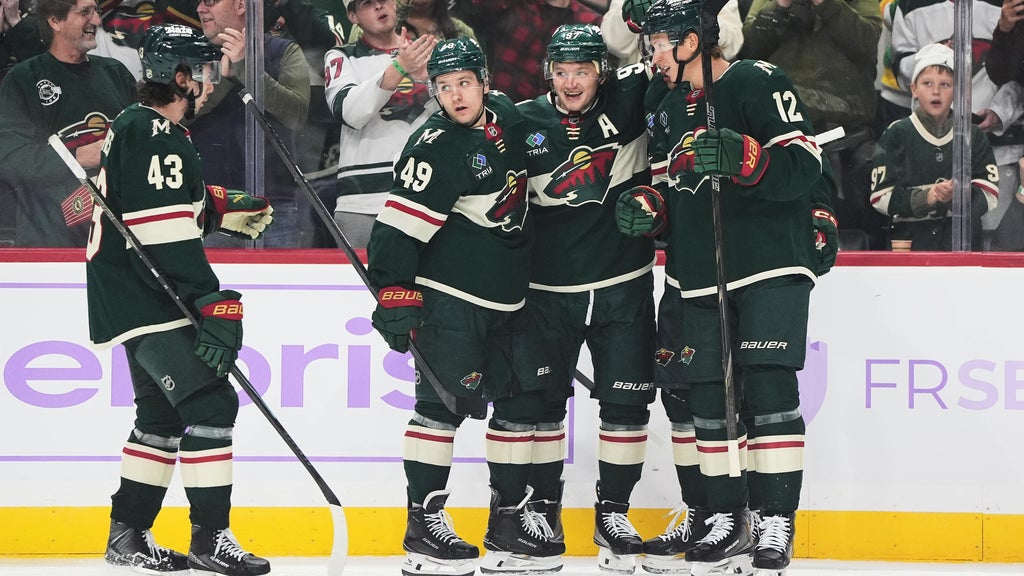 Kaprizov, Wallstedt lead Minnesota Wild to 2-1 victory over Columbus Blue Jackets — WCCO / CBS Minnesota, Columbia Heights Sports news