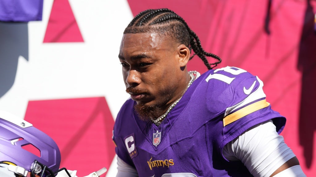 Vikings list wide receivers Justin Jefferson and Jordan Addison as questionable to play the Saints — KSTP 5, Columbia Heights Sports news