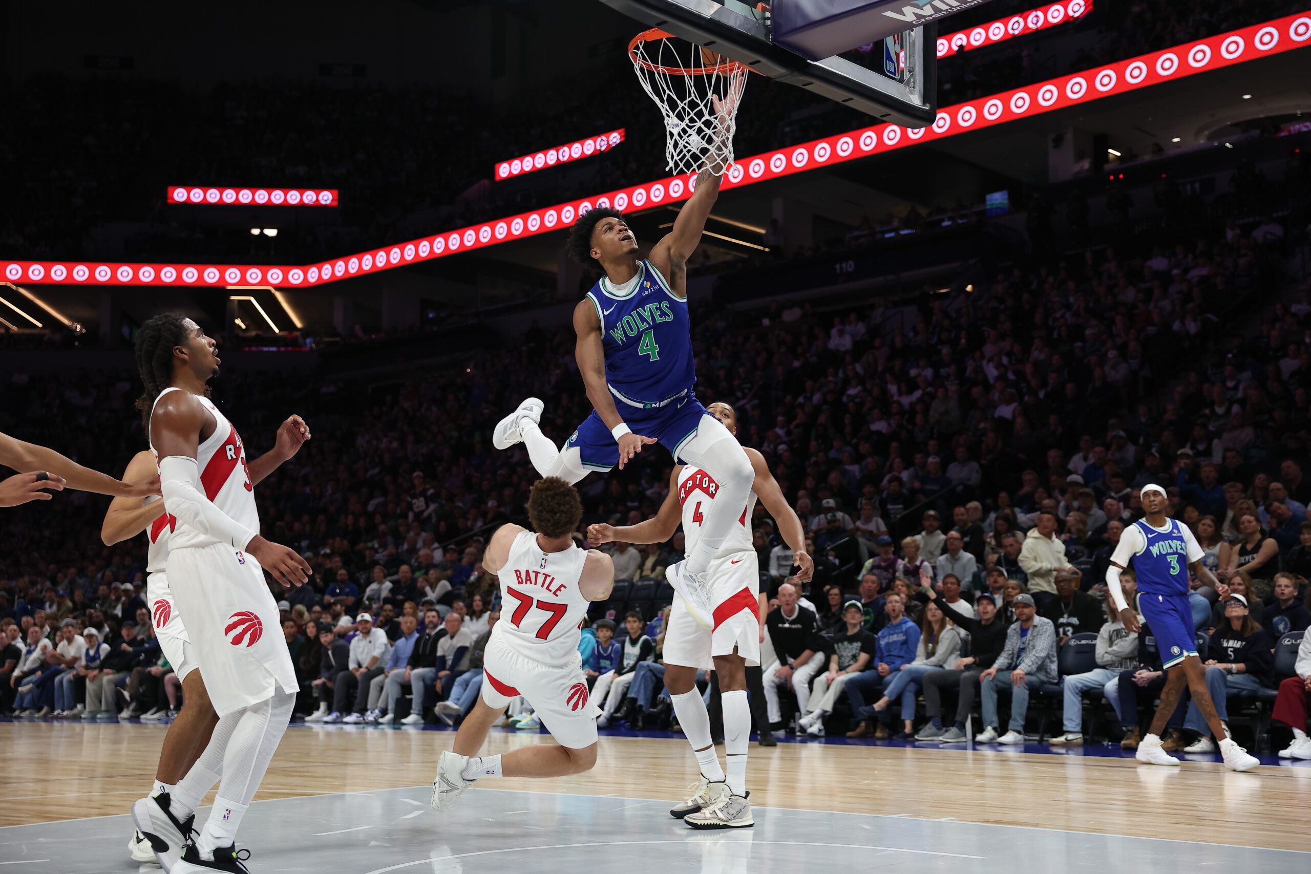 Timberwolves stay unbeaten with 117-94 win over Raptors in home opener — KSTP 5, Columbia Heights Sports news