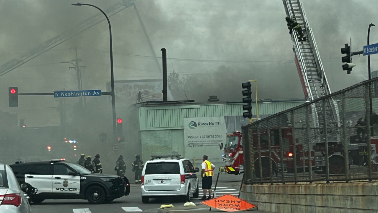 Fire breaks out at Minneapolis tire shop on Broadway — KSTP 5, Columbia Heights Business news