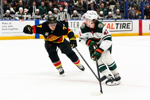 Quinn Hughes has a goal and an assist in his Vancouver return in Wild’s 4-2 victory — KSTP 5, Columbia Heights Sports news