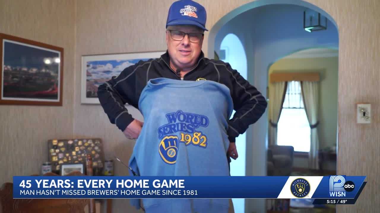 He hasn't missed a game since 1981, now he's hoping for a World Series win — WISN 12 Milwaukee, Columbia Heights Sports news