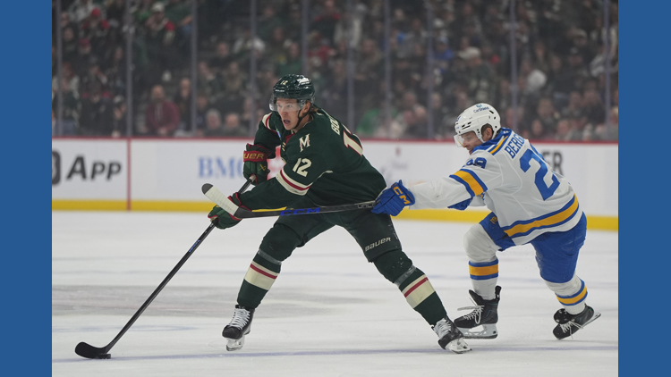 Matt Boldy has 5th career hat trick and Wild beat Blues 5-4 — KARE 11 Sports, Columbia Heights Sports news