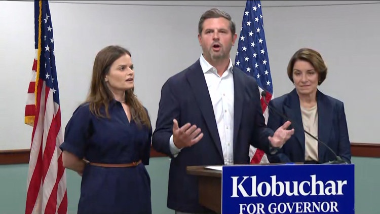 Parents of Harper Moyski backing Amy Klobuchar for governor — KARE 11 Local, Columbia Heights Community news