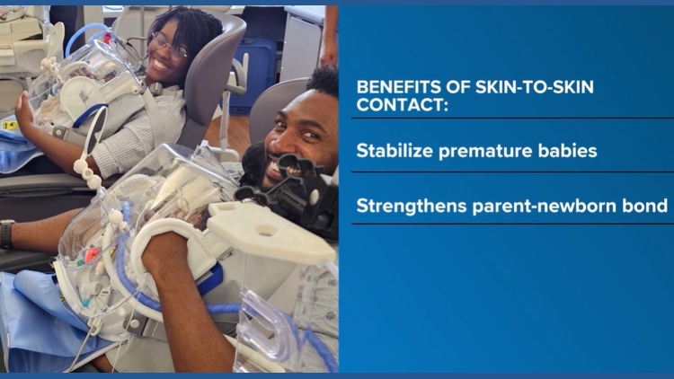 Houston hospital tests ‘Skincubator’ to help parents hold premature babies in the NICU — KHOU 11 (Houston), Columbia Heights Health news