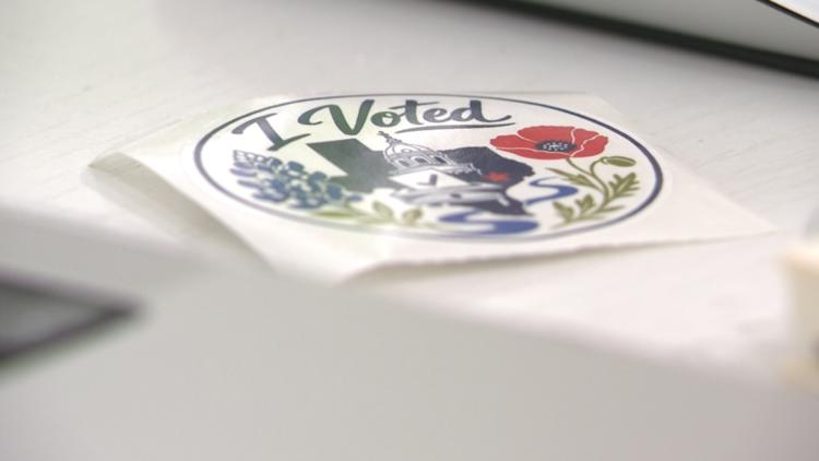 Too young to vote, but making her mark | Williamson County teen designs winning 'I Voted' sticker — KVUE (Austin), Columbia Heights Schools news
