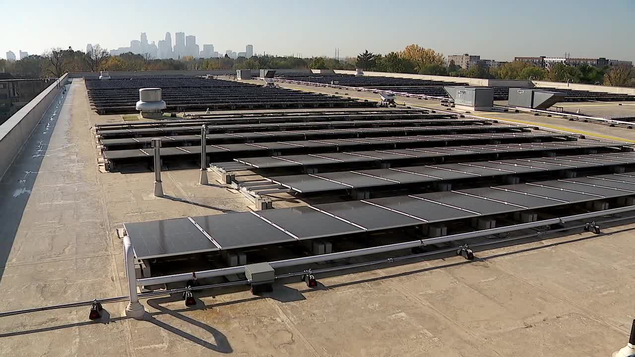 Minnesota nearing 400 solar-powered schools, 23 electric school buses purchased — FOX 9, Columbia Heights Schools news