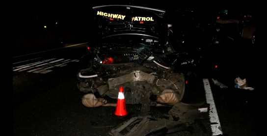 Dashcam: Tesla driver claims he was asleep on self-driving before hitting CHP cruiser, injuring 2 — FOX 9, Columbia Heights Community news